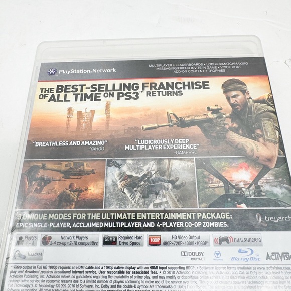 Call of Duty: Black Ops (Sony PlayStation 3, 2010) - Gently used - Picture 4 of 8